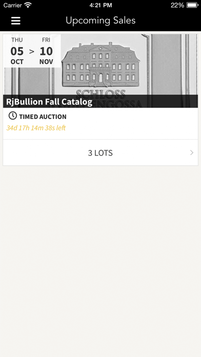RJB Auctions Screenshot