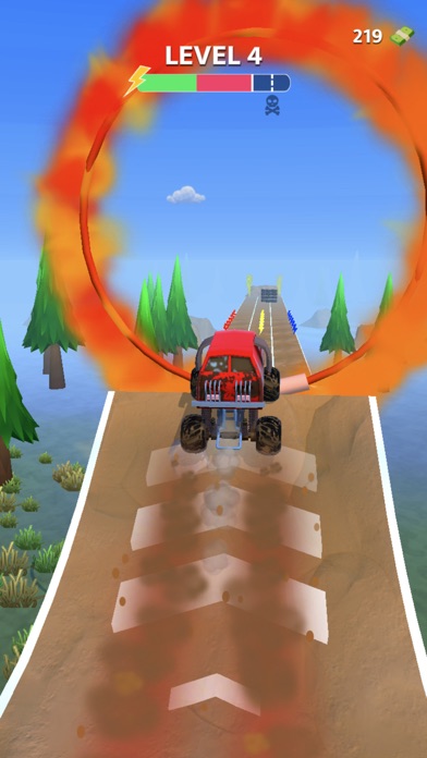 Monster Truck race battle Screenshot