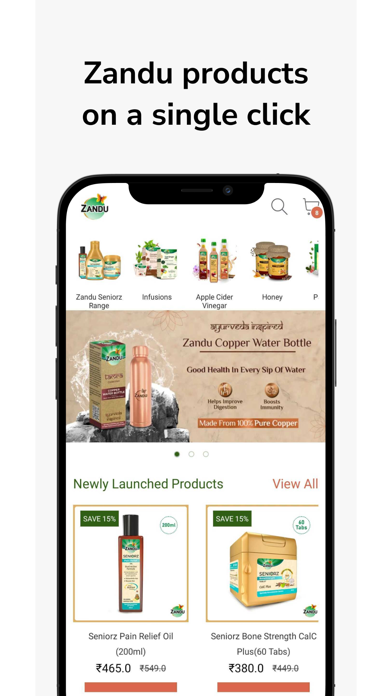 Zanducare - Ayurvedic products Screenshot