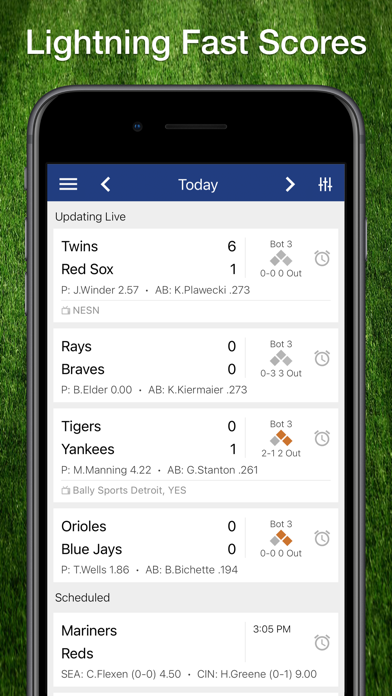 Scores App: for MLB Baseballのおすすめ画像1