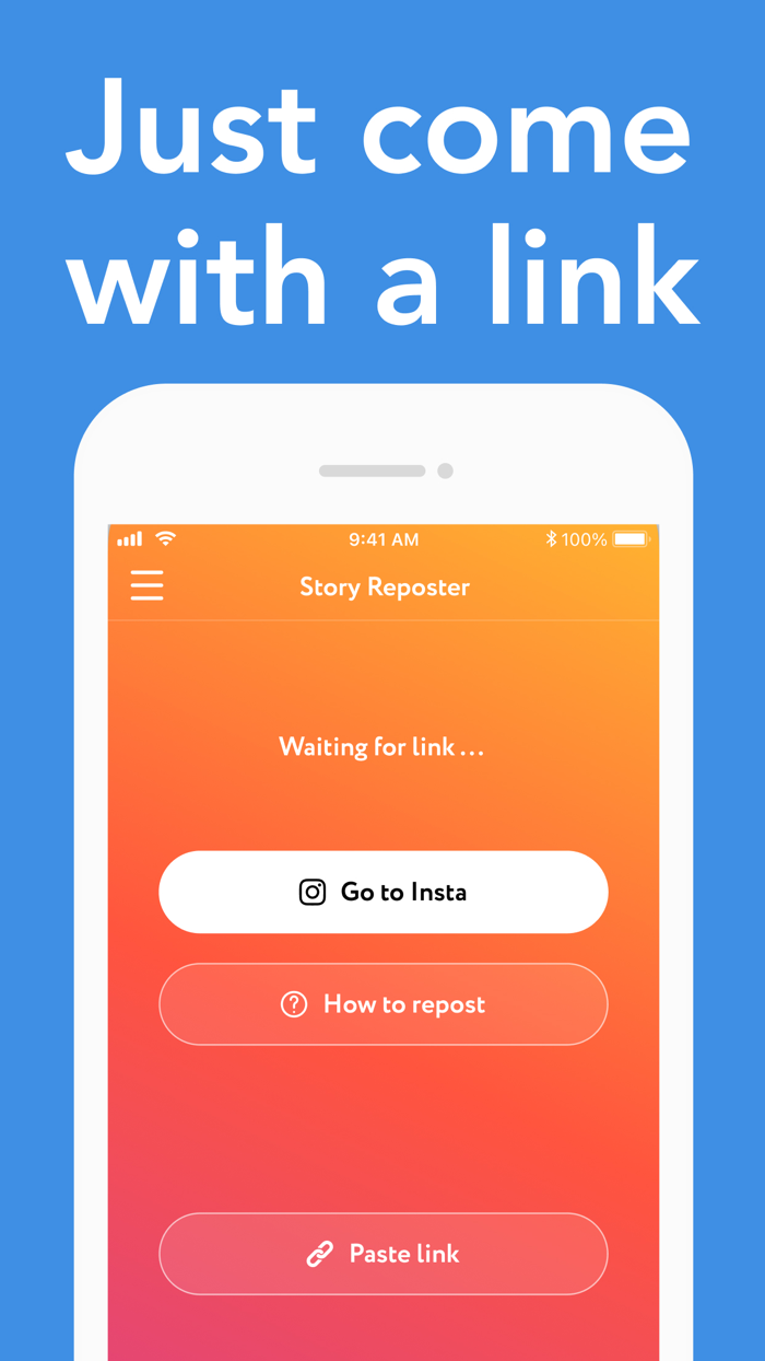 Repost Stories Instdown Story