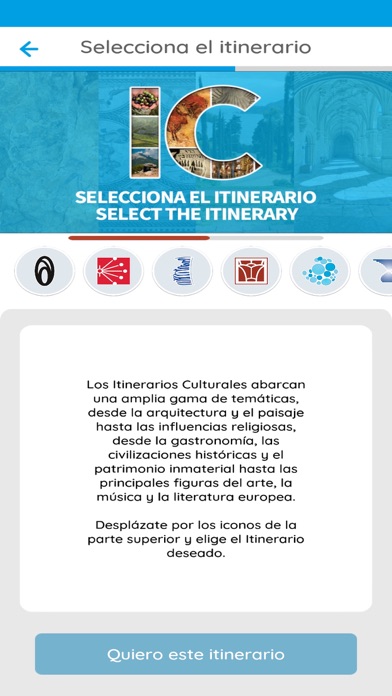 Itinerarios Culturales España Screenshot