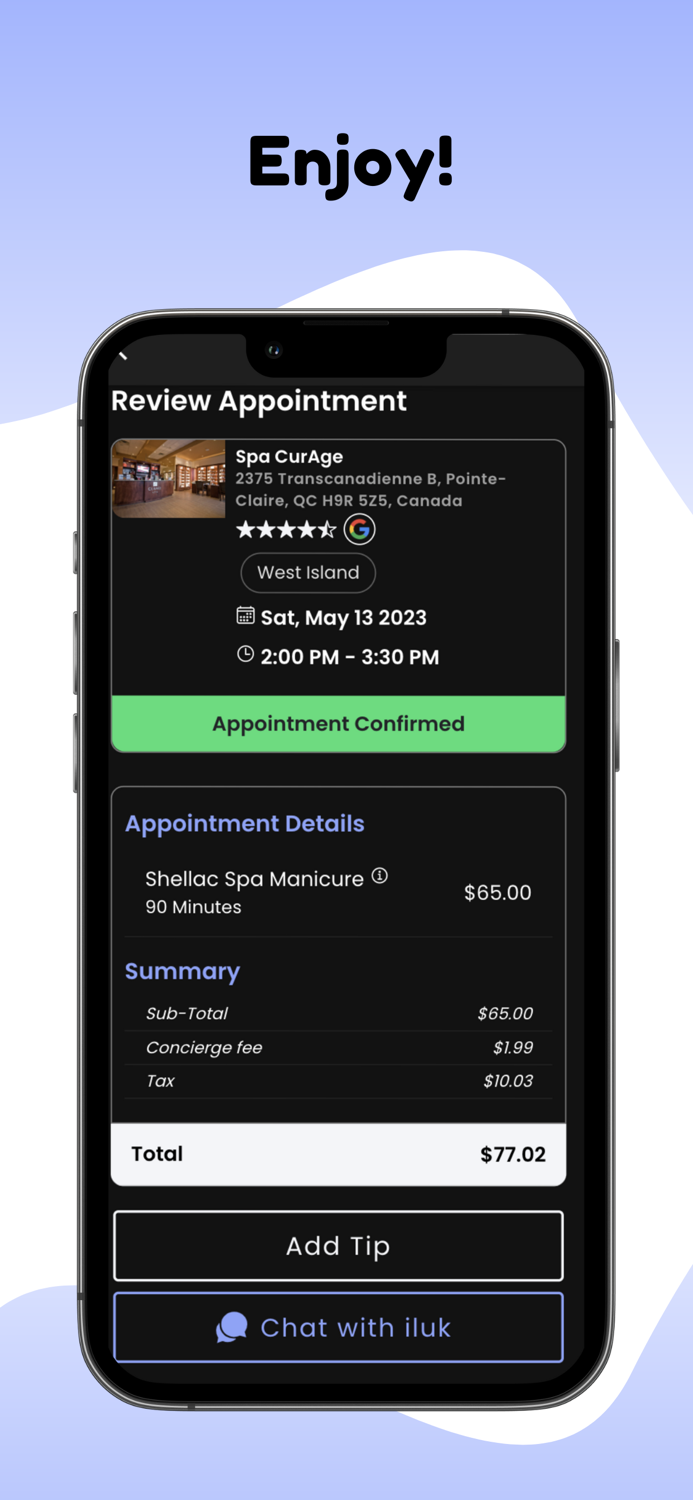 iluk vetted salons in MTL