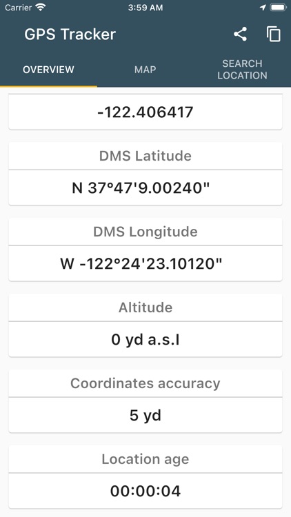GPS Tracker - GPS Coordinates screenshot-5