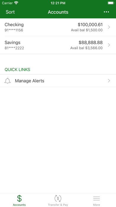 WEE Federal Credit Union Screenshot