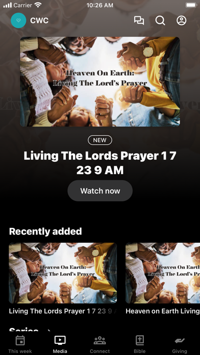 Calimesa Worship Center iPhone screenshot 2 - Education app