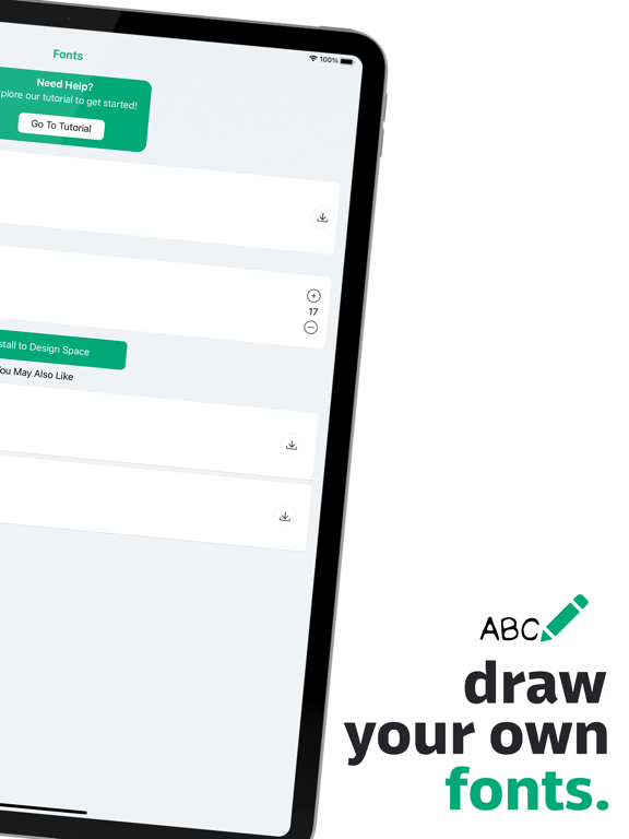 Fonts for Cricut Designs iPad screenshot 2 - Graphics & Design app
