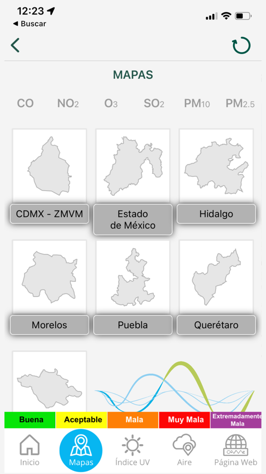 #3. Calidad del Aire Megalópolis (iOS) 由: SECRETARIA DE MEDIO AMBIENTE Y RECURSOS NATURALES