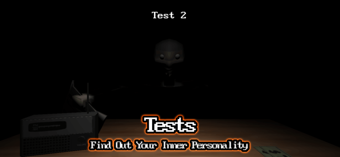 Psychopath Test Horror Game