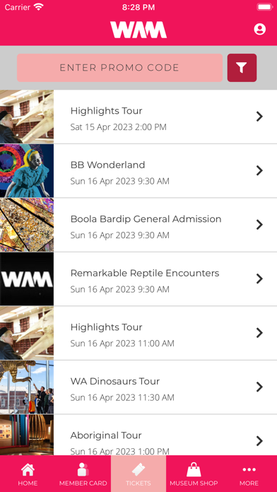 Western Australian Museum Screenshot