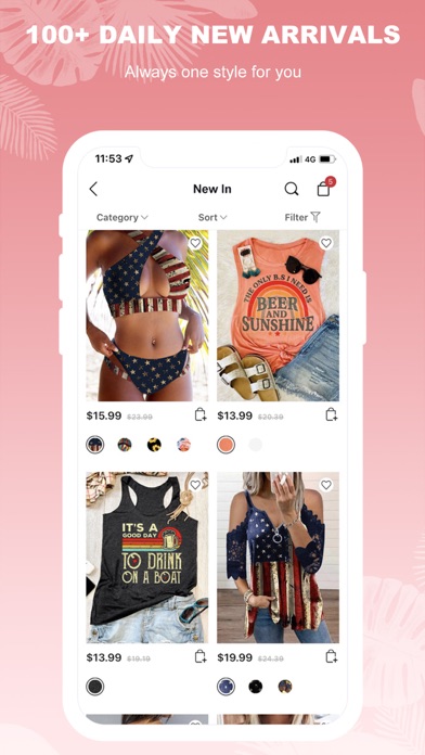 Bellelily-Fashion Shopping Screenshot