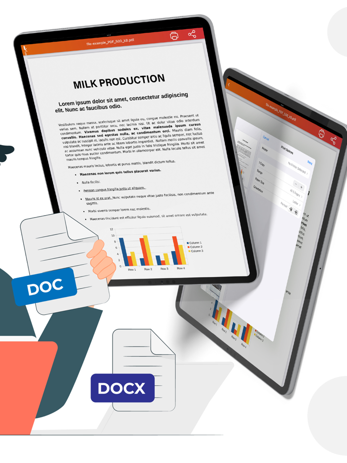 Documents Reader Pro - PDFXLS