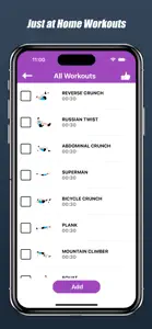 Home Workouts Body Building screenshot #4 for iPhone