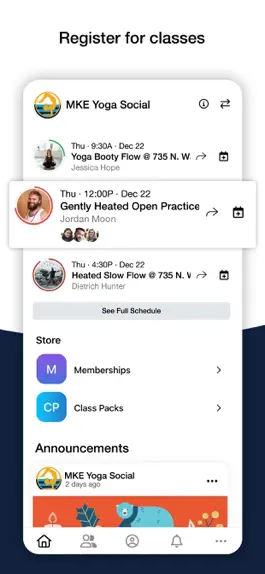 Game screenshot MKE Yoga Social apk