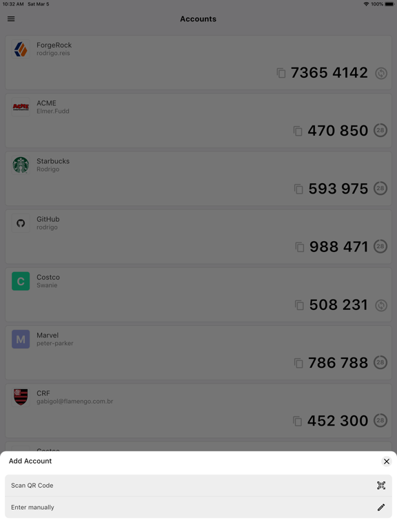 Screenshot #6 pour ForgeRock Authenticator