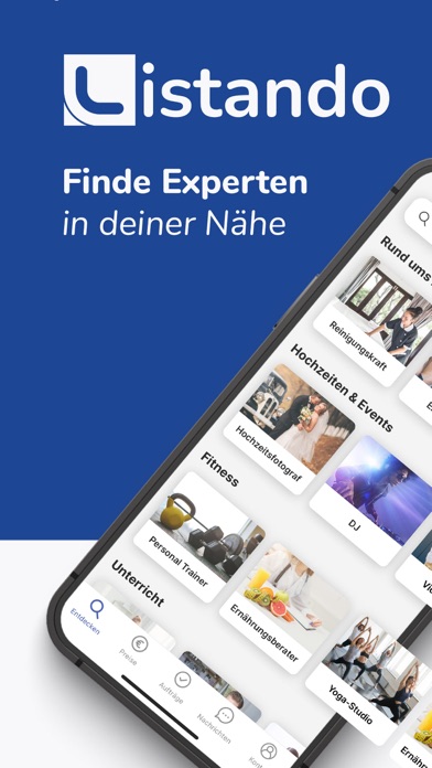 Listando: Dienstleister finden Screenshot