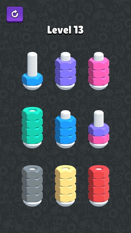 Nuts And Bolts Sort Puzzle screenshot-3