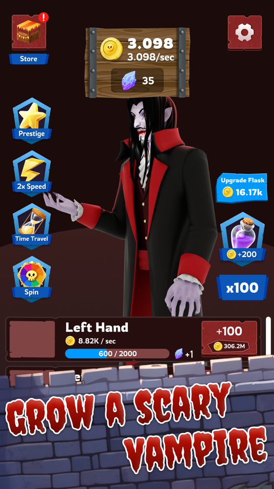 #2. Idle Dracula (iOS) By: APPWILL COMPANY LTD