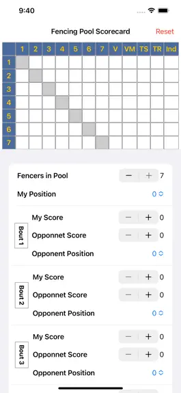 Game screenshot Fencing Pool Scorecard mod apk