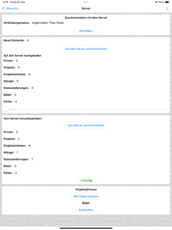 Screenshot #5 pour Baumängel-Verfolgung