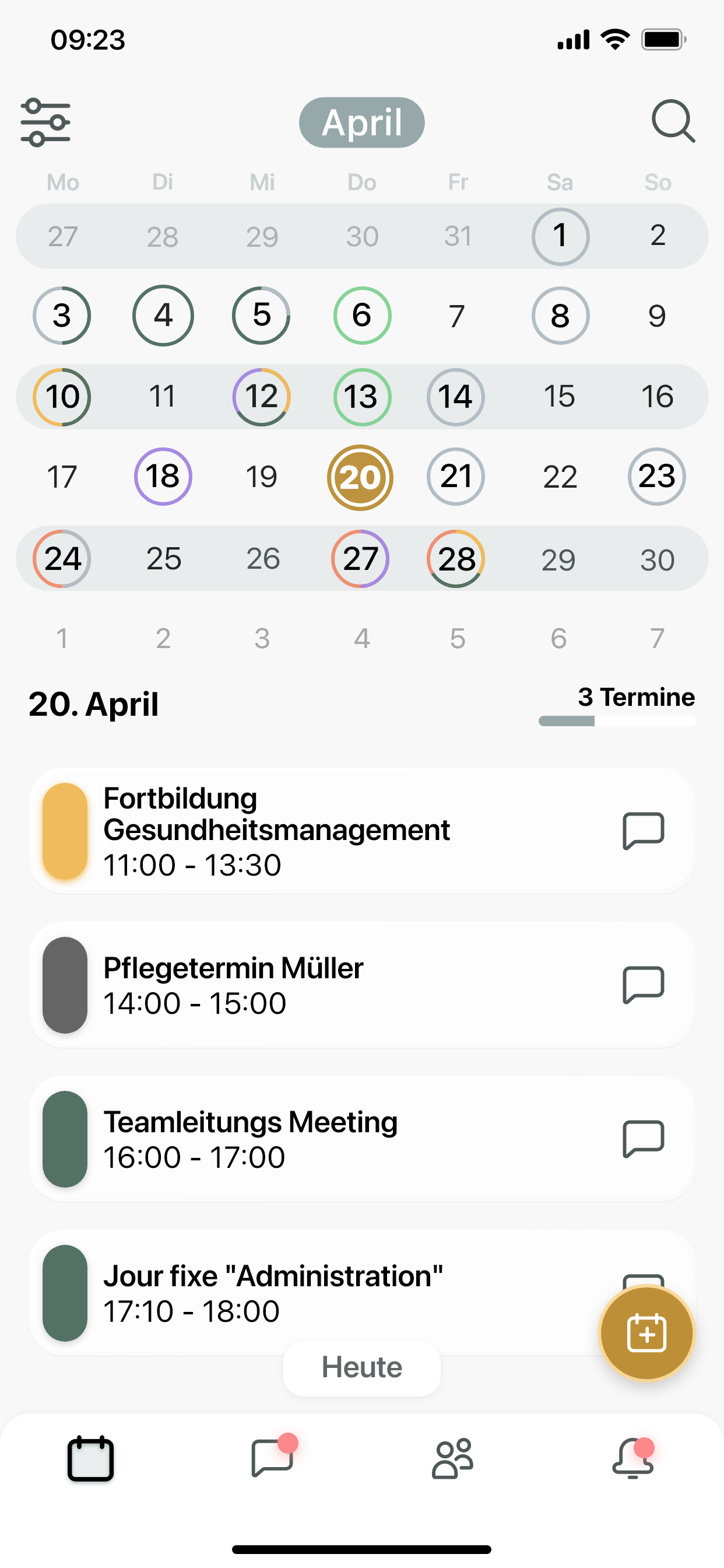 timee -> all-in-one team app screenshot 3