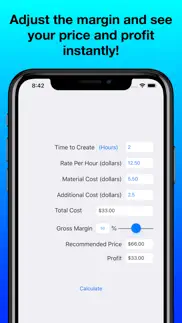 craft pricing helper iphone screenshot 2