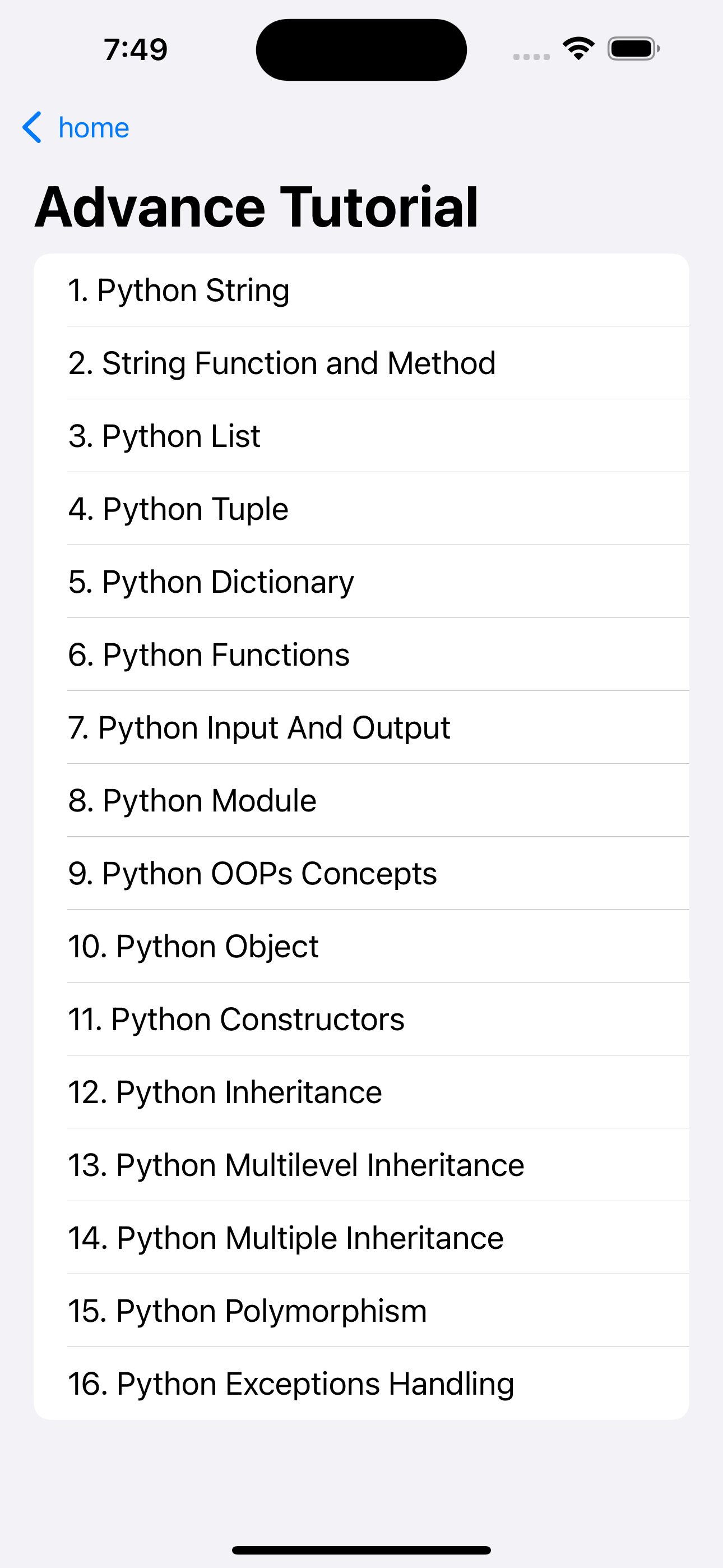 Learn python Coding screenshot 2