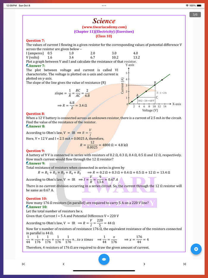 Class 10 Science Solutions