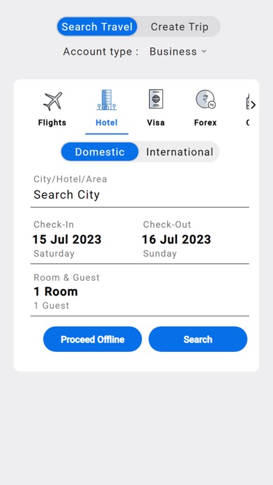 Satguru Travel EVA Screenshot