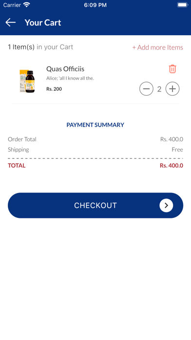 Caplet Online Pharmacy Screenshot