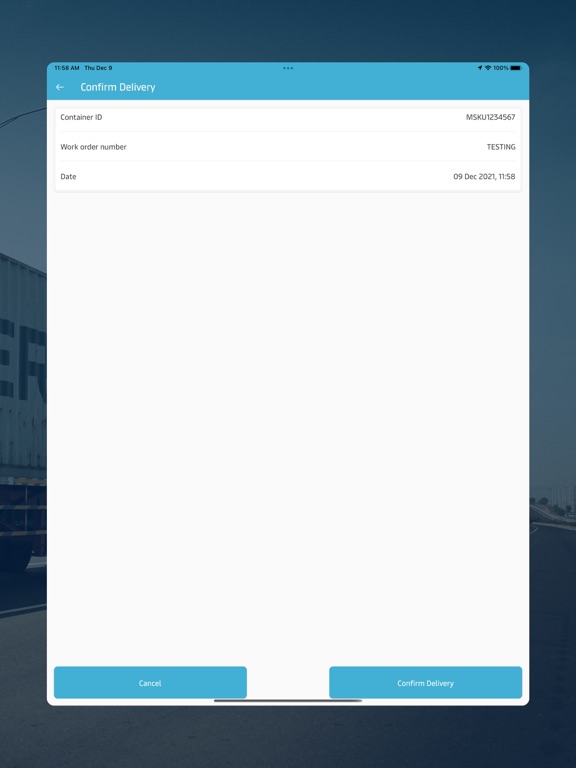 Trucker Log iPad screenshot