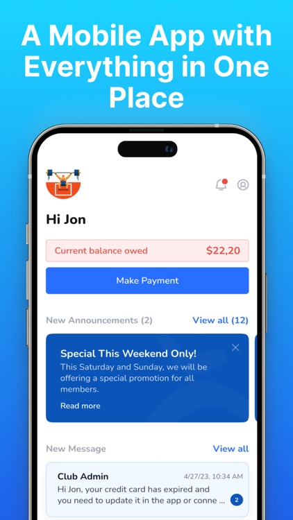 Gym Assistant MemberConnect