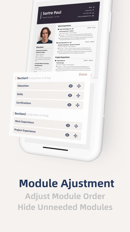 #5. Zeni Resume: CV Resume Builder (iOS) 게시자: 华健 黄