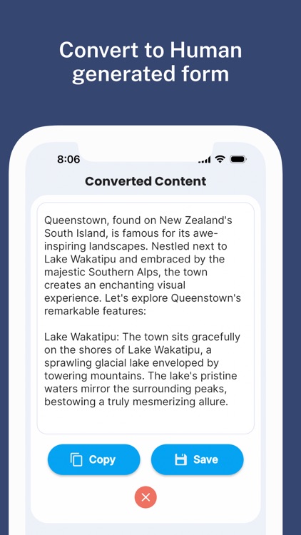 Humanize AI - Text Paraphrase screenshot-3