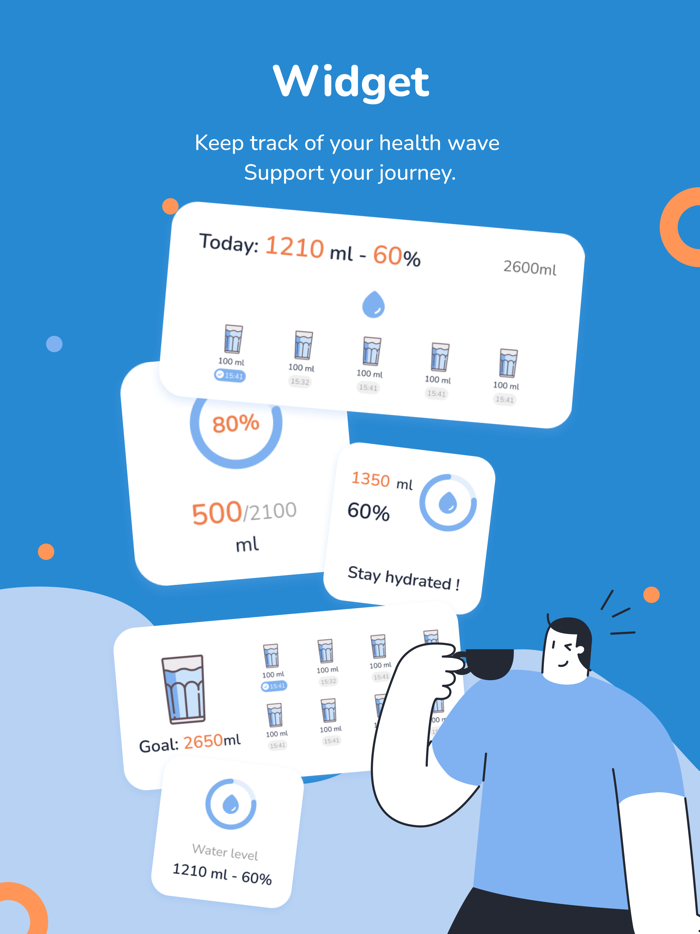 Water Tracker Drink and Widgets