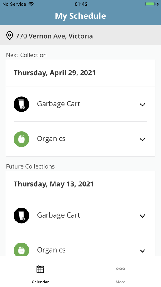 #3. Saanich GreenerGarbage (iOS) By: The Corporation of The District of Saanich