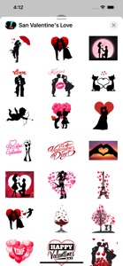 San Valentine's Love Stickers screenshot #2 for iPhone