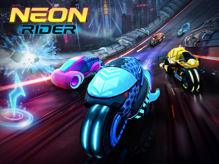 Neon Rider - light bike games