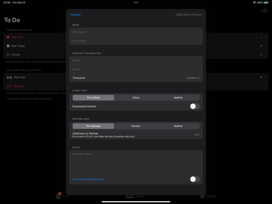 Cultivated Connect iPad screenshot 7 - Productivity app