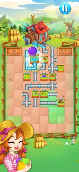 Game screenshot Happy farm : make water pipes mod apk