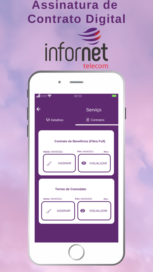 #3. Infornet Telecom (iOS) 来自: HubSoft
