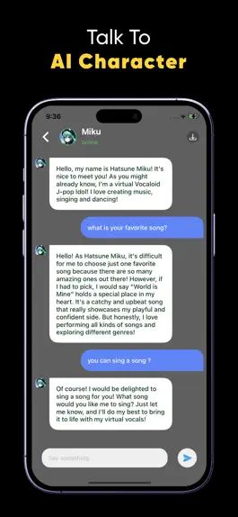 Game screenshot Character Chat With AI Bots apk