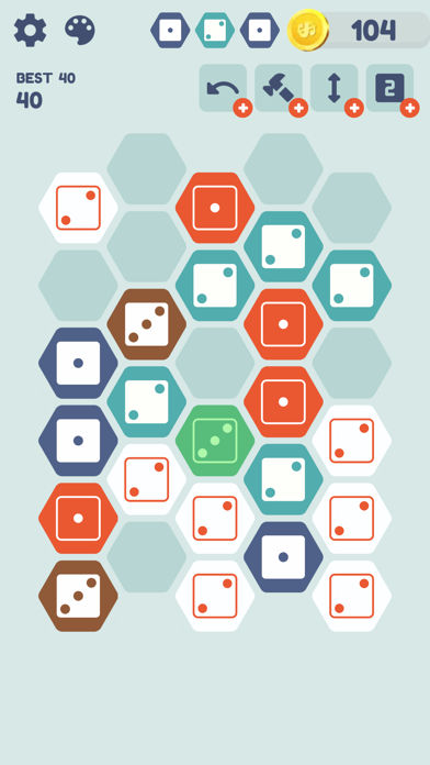 2048 Color Block Number Match Screenshot