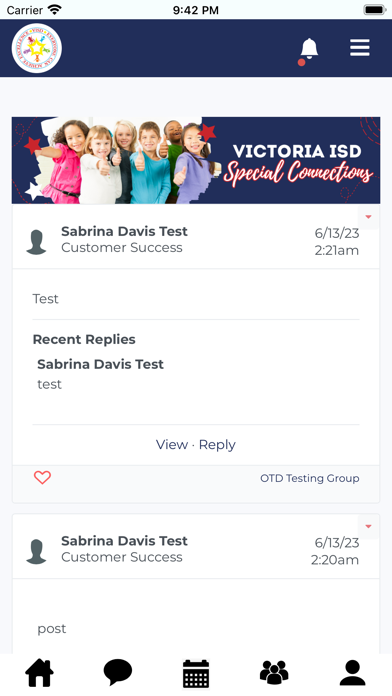 VISD Special Connections Screenshot