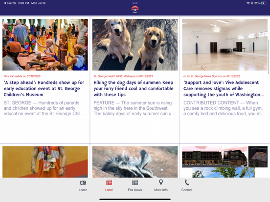 PATRIOT RADIO iPad screenshot 3 - News app