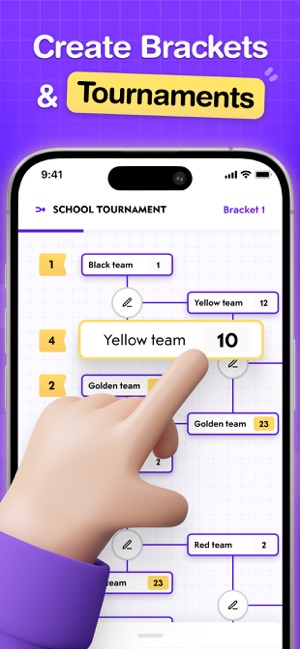 Free tournament maker app for leagues, championships and brackets