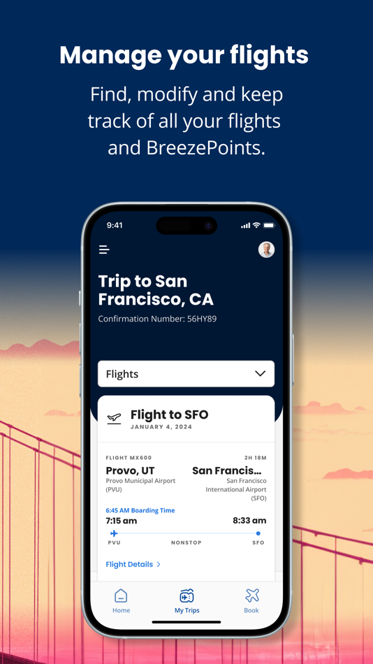 #3. Breeze Airways (iOS) 由: Breeze Airways