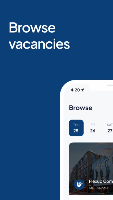 Flexup iPhone screenshot 2 - Business app