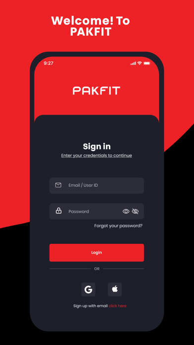 PAKFIT Screenshot