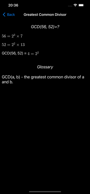 Zrzut ekranu z nieograniczonymi problemami matematycznymi